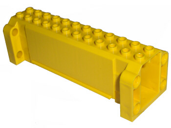 Crane Section 4 x 12 x 3 with 8 Pin Holes in Yellow
