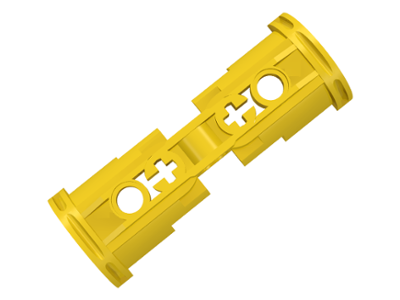 Pneumatic Cylinder Bracket in Yellow