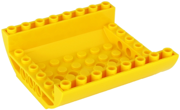 Brick Curved Inverted 8 x 8 x 2 Double in Yellow
