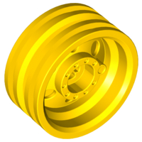Wheel 30 x 14 in Yellow