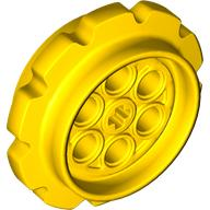 Technic Tread Sprocket Wheel Large 10 Tooth in Yellow