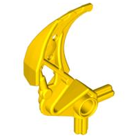 Large Figure Weapon Claw, Barraki Mantax Pincer in Yellow
