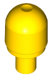 Light Cover 1 x 1 Round with Internal Bar / Bionicle Barraki Eye in Yellow