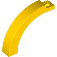 Brick Arch 1 x 5 x 3 1/3 Curved Top in Yellow