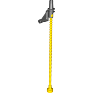 Duplo Hose with Rubber End and Black Nozzle in Yellow