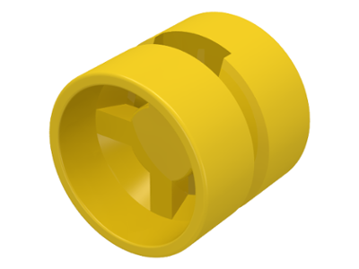 Wheel 11 x 12 with Hole Round for Wheels Holder Pin in Yellow