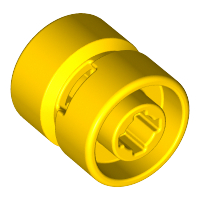 Wheel 11 x 12 with Hole Notched for Wheels Holder Pin in Yellow