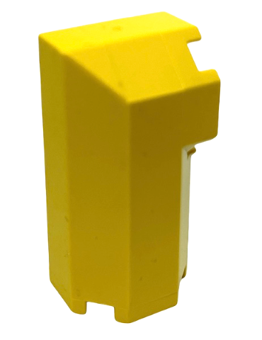 Brick Special Octagonal 2 x 2 x 3 1/3 Corner in Yellow