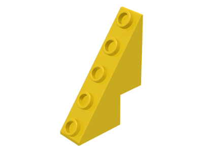 Brick Sloped 53° 3 x 1 x 3 1/3 with Studs on Slope in Yellow