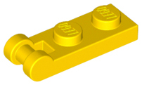 Plate Special 1 x 2 with Handle on End [Closed Ends] in Yellow