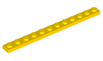 Plate 1 x 12 in Yellow