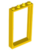 Door Frame 1 x 4 x 6 Type 2 in Yellow