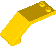 Windscreen 5 x 2 x 1 2/3 in Yellow