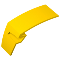 Technic Panel Car Mudguard Left in Yellow