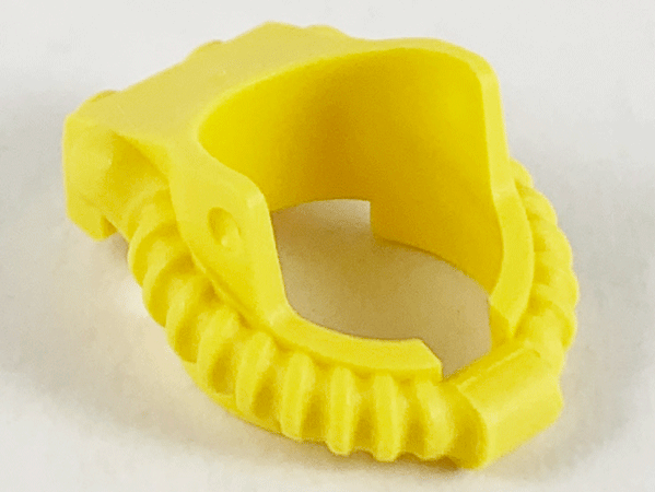 Minifig Neckwear Helmet Breathing Apparatus in Yellow
