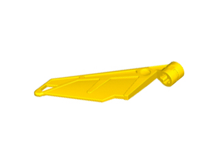 Large Figure Wing, Small in Yellow