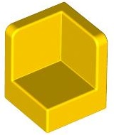 Panel 1 x 1 x 1 Corner in Yellow