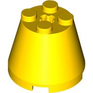Cone 3 x 3 x 2 in Yellow
