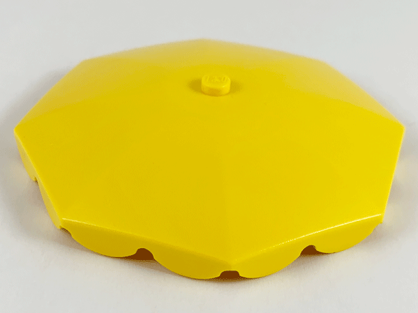 Belville, Equipment, Umbrella Top with Rounded Bottom Flaps in Yellow