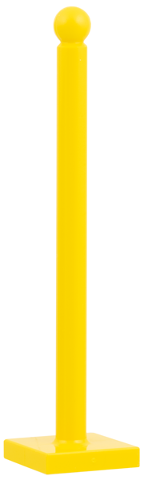 Belville Umbrella Stand with Square Base in Yellow