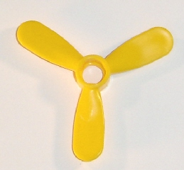 Duplo Rotor 3 Blade Propeller in Yellow