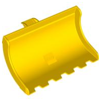 Duplo Toolo Scoop 6 x 4 x 3 in Yellow