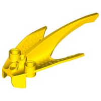 Large Figure Armor, Webbed Fin in Yellow