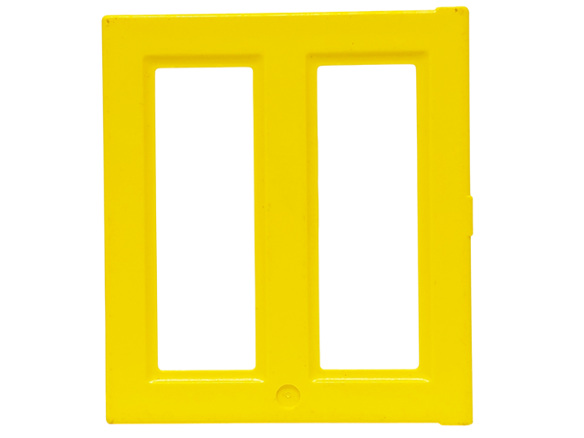 Duplo Door / Window Pane 1 x 3 x 4 in Yellow