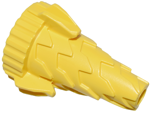 Cone Jagged, Drill Tip in Yellow
