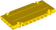 Technic Panel 5 x 11 x 1 in Yellow