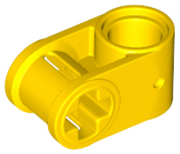 Technic Axle and Pin Connector Perpendicular in Yellow