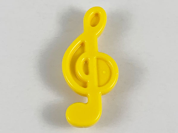 Musical Note in Yellow