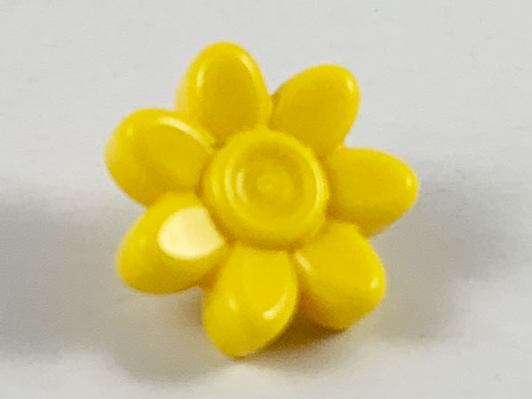 Headwear Accessory Heart on Pin in Yellow