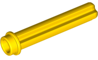 Technic Axle 3 with Stud in Yellow