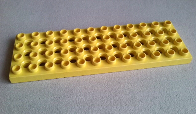Duplo Toolo Plate 4 x 12 in Yellow