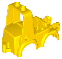 Duplo Car Body Bulldozer / Truck 4 x 8 x 4 1/2 in Yellow