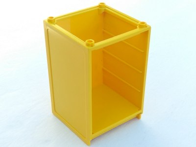 Scala, Cupboard / Dresser 6 x 6 x 7 2/3 without Top in Yellow