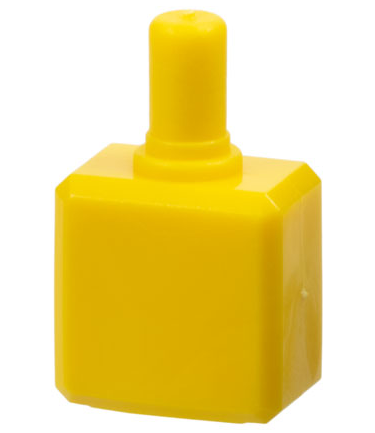 Belville / Scala, Equipment, Bottle Perfume with Rectangle Base in Yellow