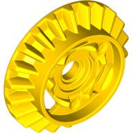 Differential Gear - 22 Tooth Bevel with Round Axle Hole in Yellow