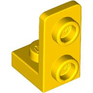 Bracket 1 x 1 - 1 x 2 Inverted in Yellow