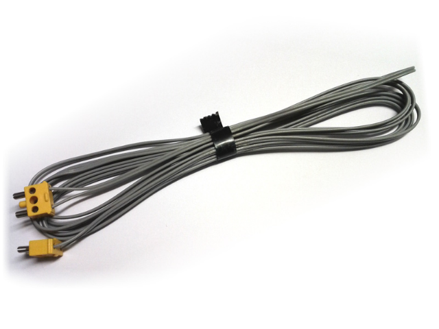 Wire with 2-Prong Connectors, 12V / 4.5V 375L in Yellow