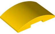Brick Curved 4 x 6 Double, 2 x 4 Cutout in Yellow