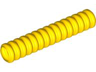 Hose, Ribbed 7mm D. 5L / 4.0cm in Yellow