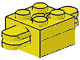 Arm Holder Brick 2 x 2 with Hole and 2 Arms in Yellow