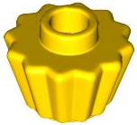 Food Cupcake with Stud in Yellow