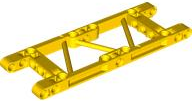 Technic Beam Frame 5 x 15 with 3 Truss Bars in Yellow