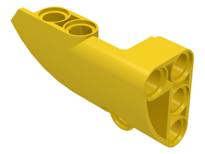 Technic Panel Fairing #1 Small Smooth Short, Side A in Yellow
