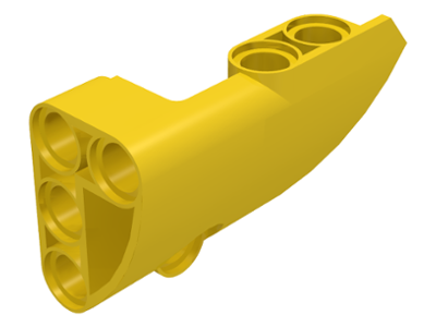 Technic Panel Fairing #2 Small Smooth Short, Side B in Yellow