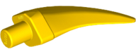Animal Body Part, Barb / Claw / Tooth / Talon / Horn, Medium in Yellow