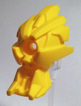 Large Figure Mask, Meltdown in Yellow
